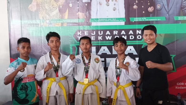 Santri Assirojiyyah Raih Medali Emas Ekstrakulikuler Taekwondo “Piala Pangdam V Brawijaya” 2023 Jatim